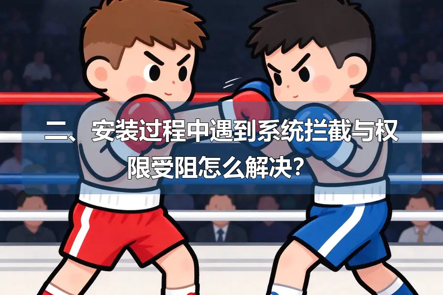 二、安装过程中遇到系统拦截与权限受阻怎么解决？