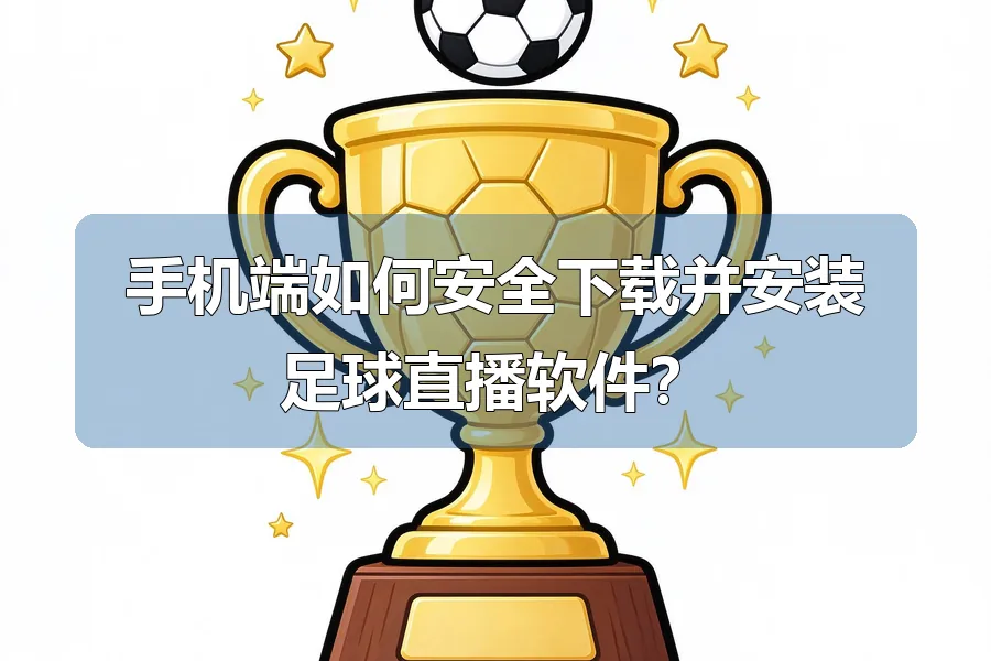 手机端如何安全下载并安装足球直播软件？